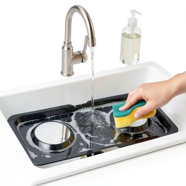 GE Hotpoint Drip Pans Stainless Steel Replacement Set-7