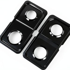 GE Hotpoint Drip Pans Stainless Steel Replacement Set-0