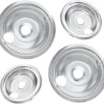 GE Stove Drip Pans Chrome Replacement COZZIVITA Durable-0