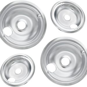 GE Stove Drip Pans Chrome Replacement COZZIVITA Durable-0