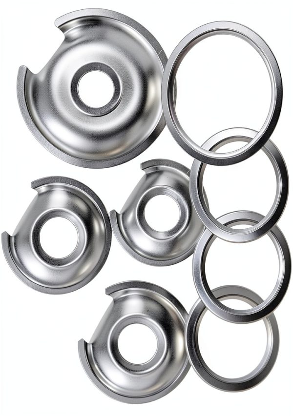 Blutoget Electric Stove Drip Pans Chrome Steel Easy Clean-0