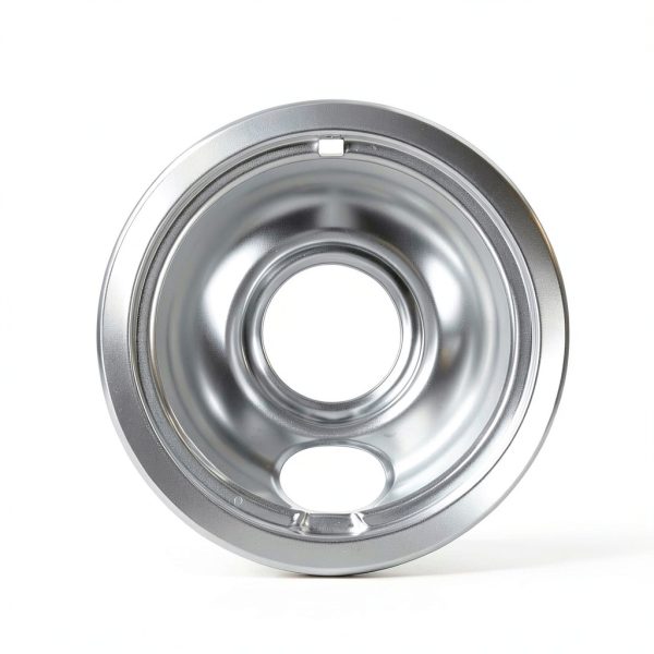 Whirlpool Chrome Drip Pans Genuine OEM Range Replacement-2
