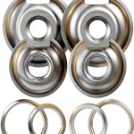 AMI PARTS Chrome Drip Pans Replacement Stove Burner Bowls-0