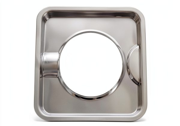 Kitchen Basics 101 Chrome Drip Pan Carbon Steel Heavy Duty-5