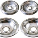 Kitchen Basics 101 Chrome Drip Pans Range Replacement USA-0