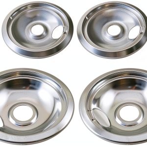 Kitchen Basics 101 Chrome Drip Pans Range Replacement USA-0