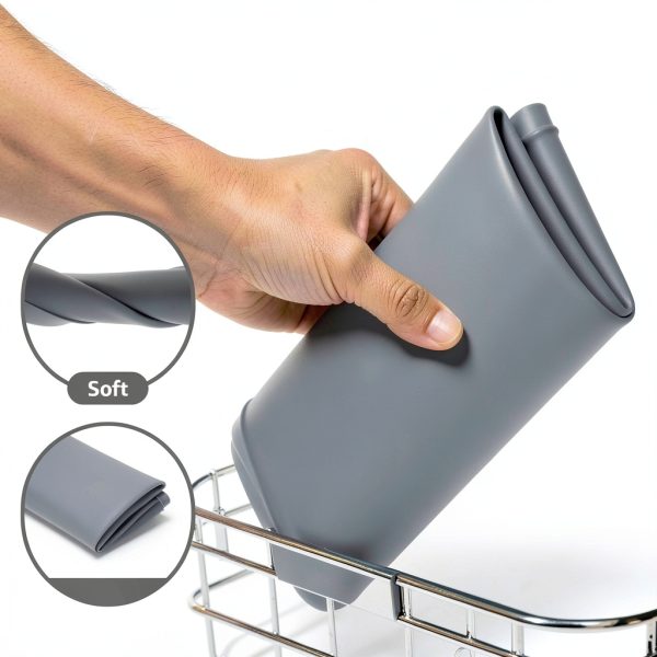 Foldable Silicone Washing Machine Drip Pan Waterproof-4