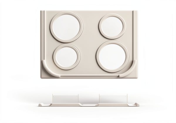 Kitchen Basics 101 Range Drip Pans Chrome Replacement Set-7