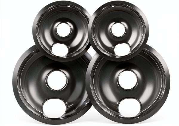Polrios Lora Drip Pans Chrome Plated Universal Fit Stove-0
