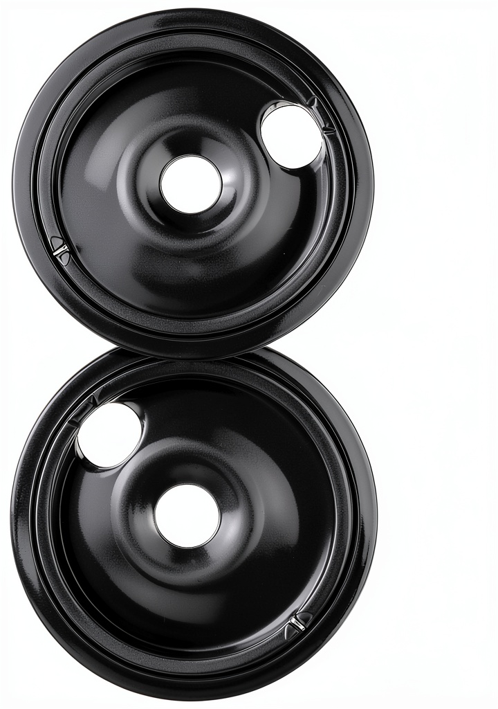 AMI PARTS Drip Pan Bowls set showing sizes and material