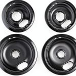 Beaquicy Porcelain Drip Pans W10290350 W10290353 Range-0