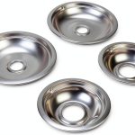 Whirlpool Chrome Drip Pans Genuine OEM Range Replacement-0