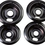 Blutoget WB31M20 WB31M19 Stove Drip Pans Porcelain Chrome-0