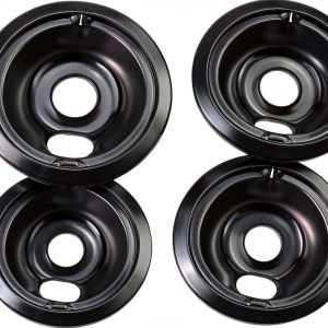 Blutoget WB31M20 WB31M19 Stove Drip Pans Porcelain Chrome-0