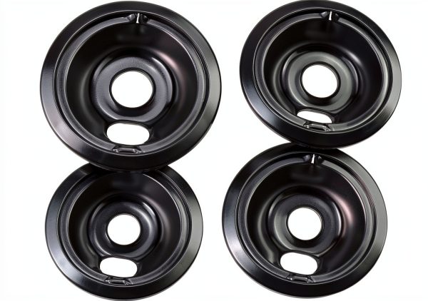 Blutoget WB31M20 WB31M19 Stove Drip Pans Porcelain Chrome-0