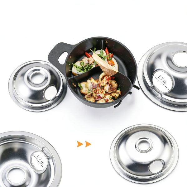 Blutoget Chrome Drip Pans 316048413 316048414 Electric Stove-1