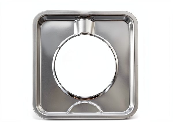 Kitchen Basics 101 Chrome Drip Pan Carbon Steel Heavy Duty-1