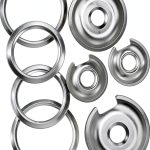 AMI PARTS Chrome Drip Pan Replacement Stove Burner Bowls-0