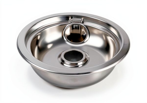 Polrios lora Silver Drip Pans Stainless Steel Range-5