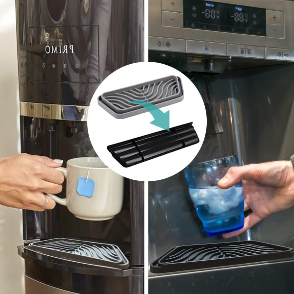 FARIRICAJON Refrigerator Drip Tray Silicone Dishwasher Safe-5