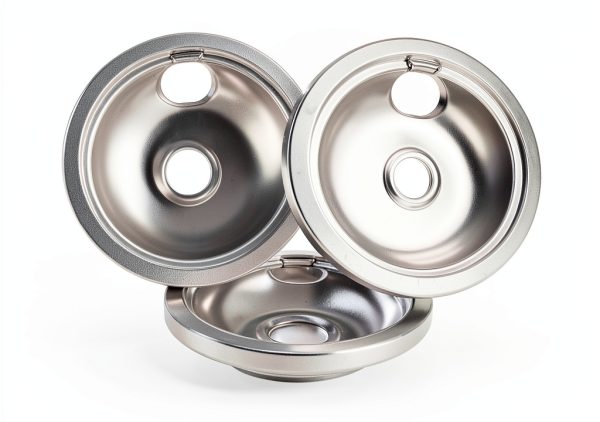 Blutoget Chrome Drip Pans 316048413 316048414 Electric Stove-0
