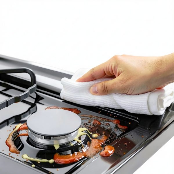 GE Hotpoint Drip Pans Stainless Steel Replacement Set-2