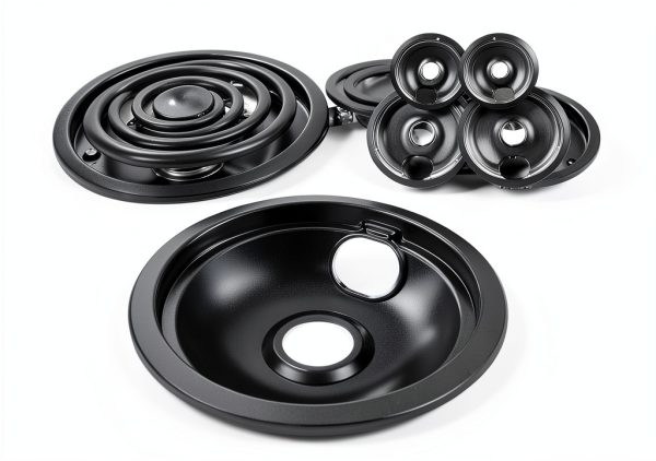 Polrios Lora Drip Pans Chrome Plated Universal Fit Stove-3