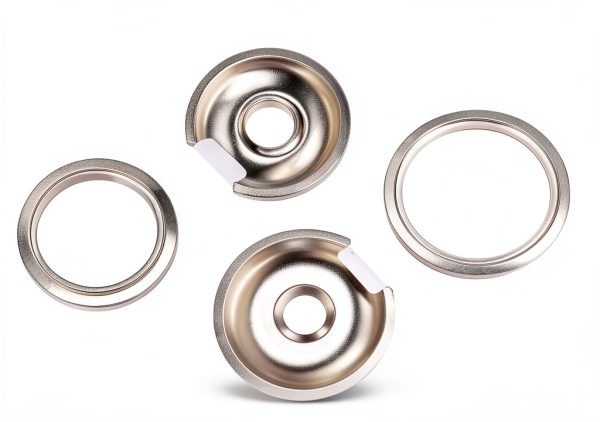 Blutoget Electric Stove Drip Pans Chrome Steel Easy Clean-1