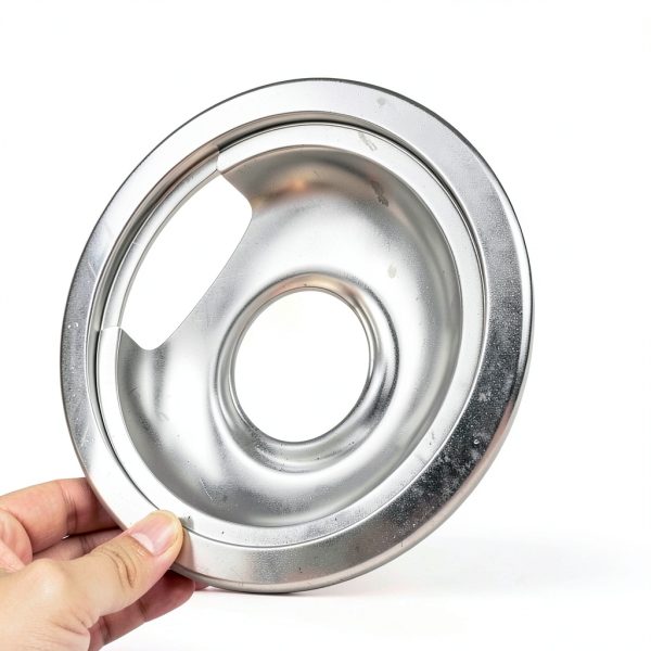 AMI PARTS Chrome Drip Pans Replacement Stove Burner Bowls-4