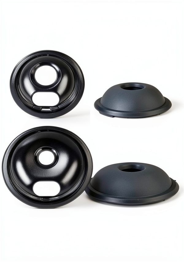 Beaquicy Porcelain Drip Pans W10290350 W10290353 Range-3