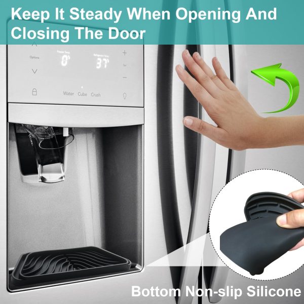 FARIRICAJON Refrigerator Drip Tray Silicone Dishwasher Safe-4