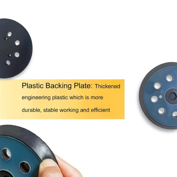 5" 8-Hole Replacement Sander Pads Tockrop 120 Grit Medium for DeWalt-2